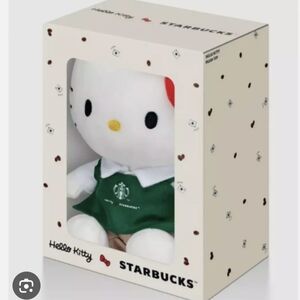 Starbucks Hello Kitty Plush with Green Outfit